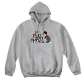 Baseline - Blockhead Hood (Grey Melange/Red & Blue)
